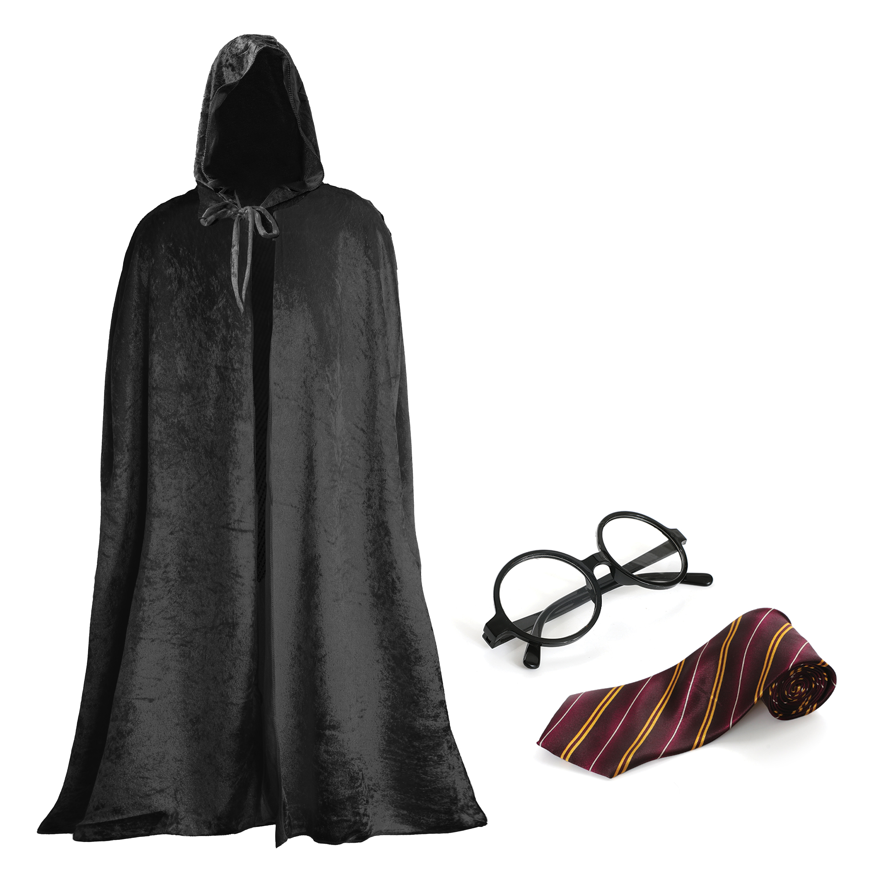 Wizard Set - Cape, Tie and Glasses