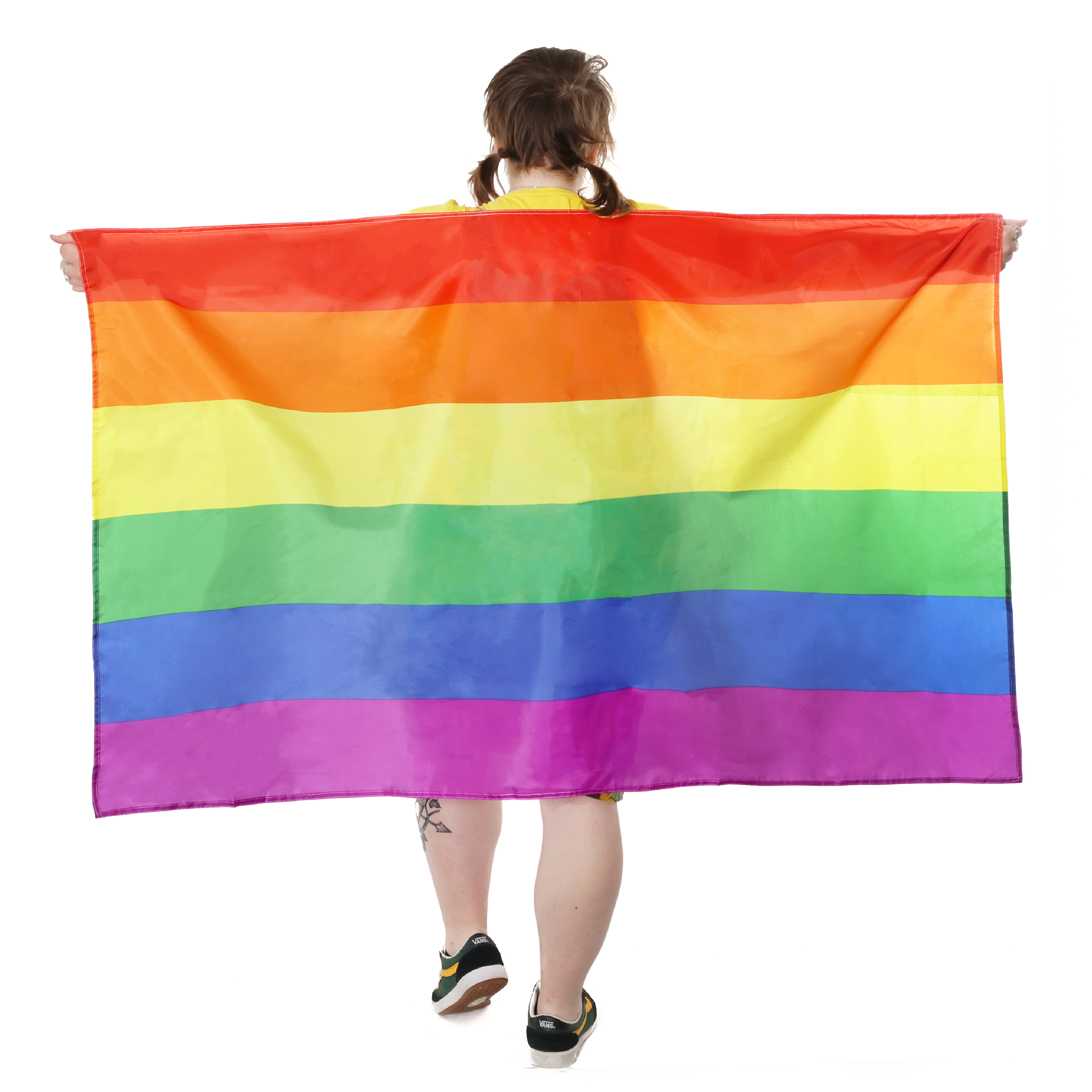 Rainbow Pride Wearable Flag Cape
