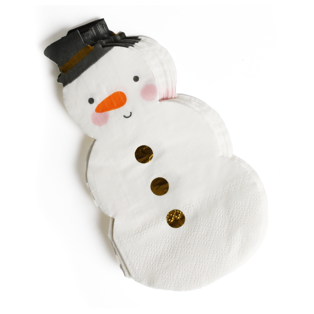 Pack of 20 Snowman Christmas Napkins