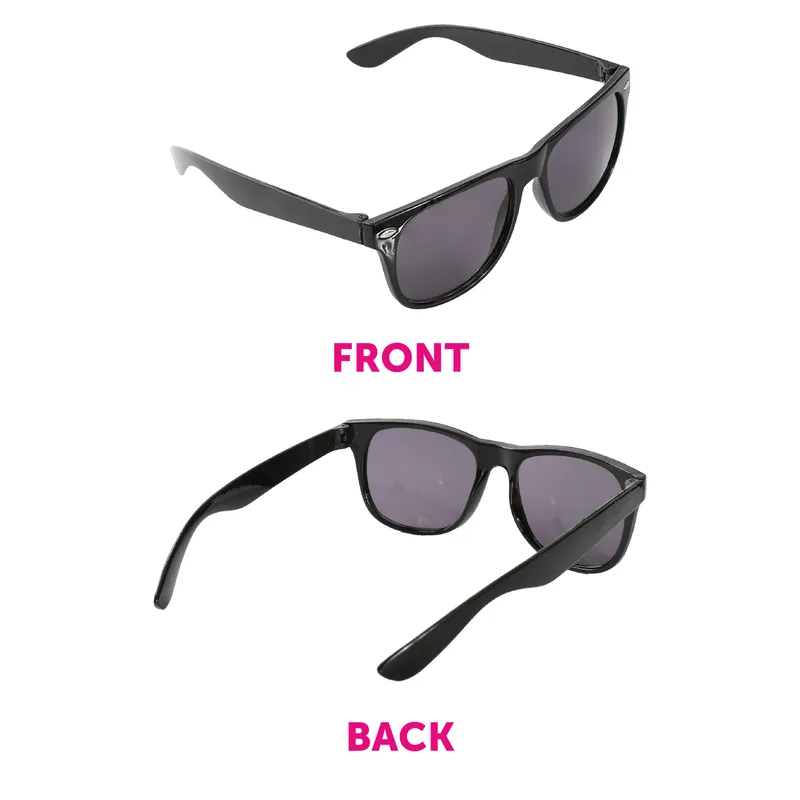 Geek Glasses with Black Lens | I Love Fancy Dress Geek Glasses with Black Lens | I Love Fancy Dress