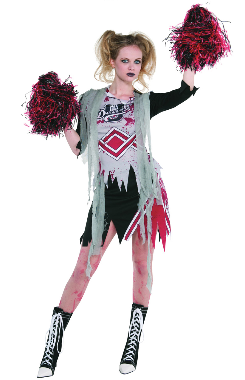 Ladies Cheerless Zombie Costume