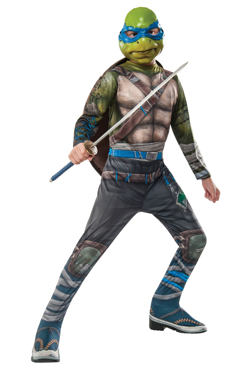 Deluxe Kids Teenage Mutant Ninja Turtles Standard Leonardo Fancy Dress