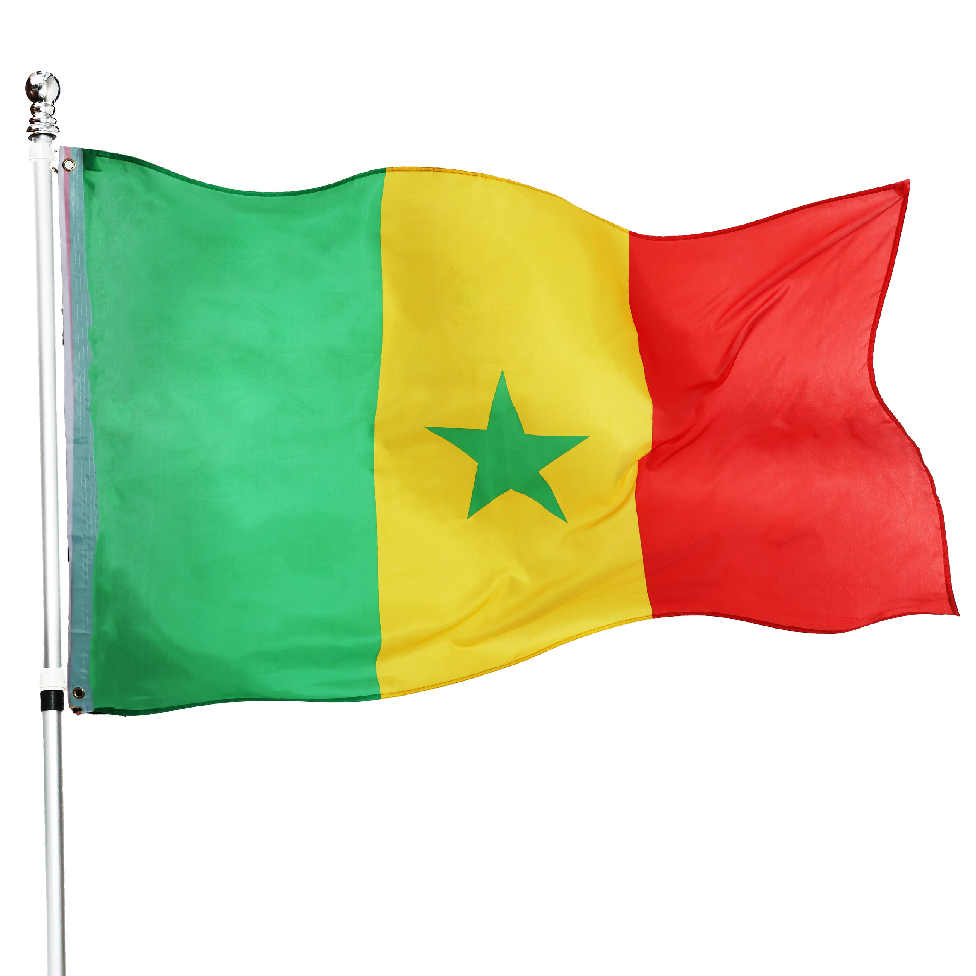 Large 5ft X 3ft Senegal Flag