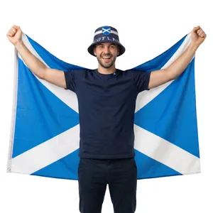 Scottish Supporter Set | 2 Pcs | Reversible Bucket Hat & Flag