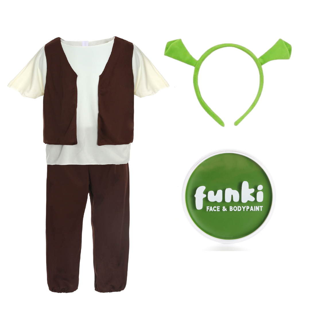 Kids Green Ogre Costume