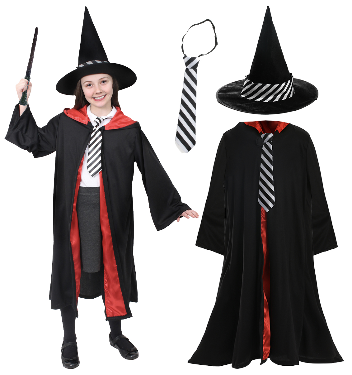 Girls School Witch Costume