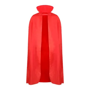 Red Taffeta Cape