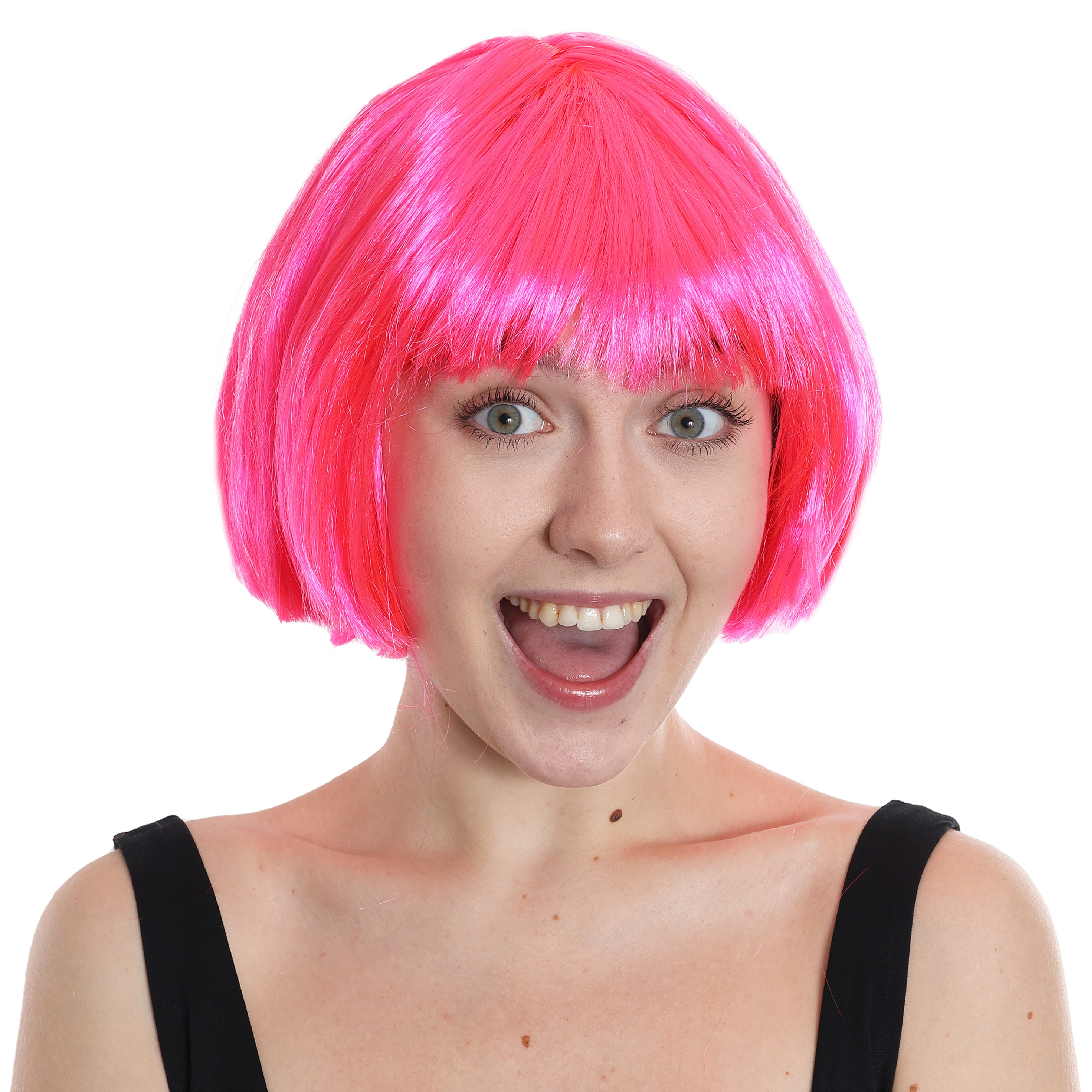 Hot Pink Bob WIg