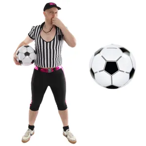Men's Sexy Ref Costume with Inflatable Football - Funny Stag Do Costumes