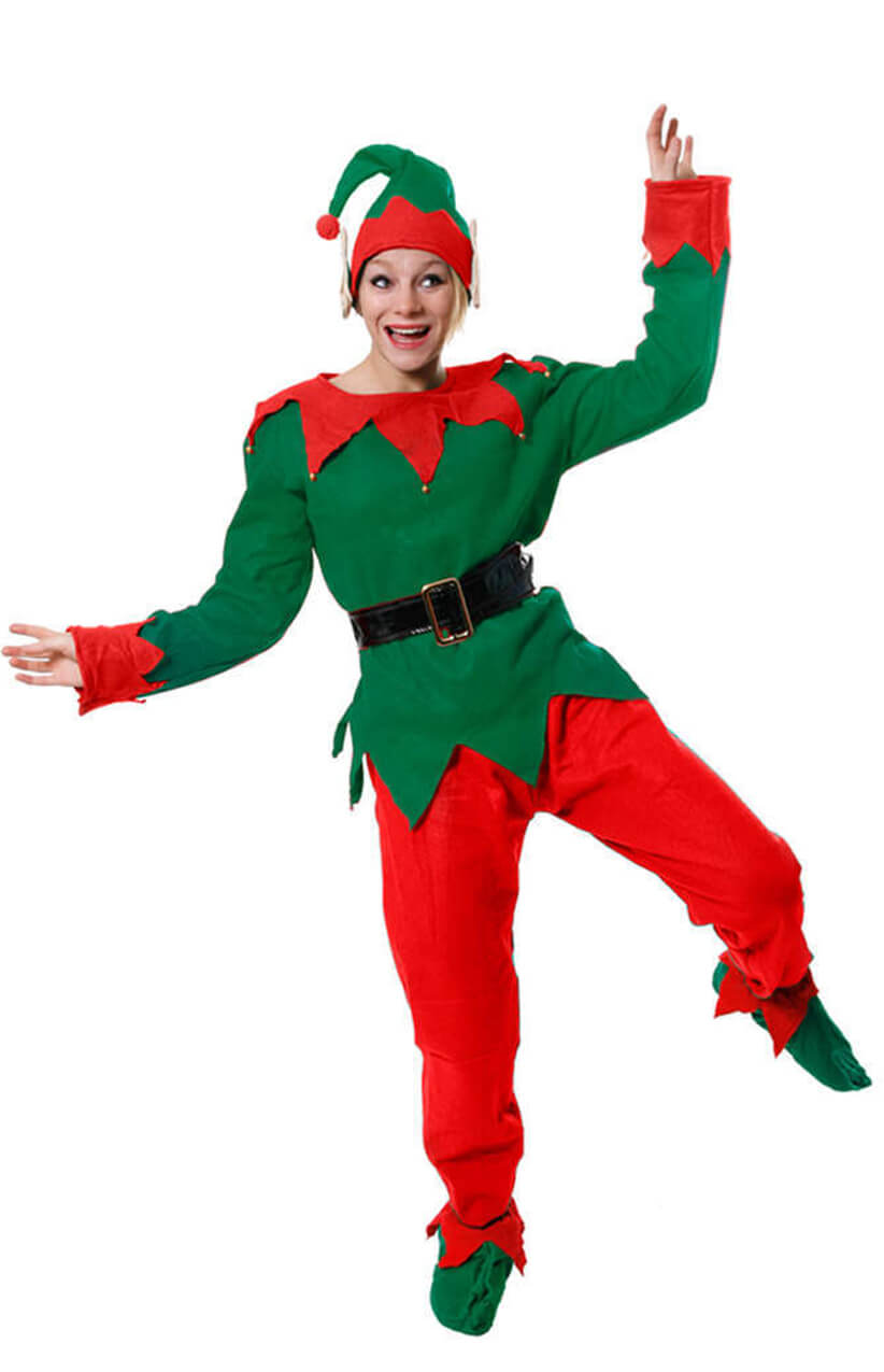 christmas fancy dress elf Women's Holiday Elf Costume