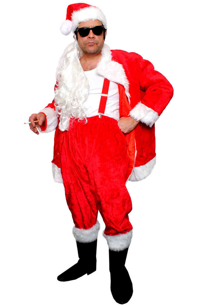 Deluxe Bad Santa Costume | I Love Fancy Dress