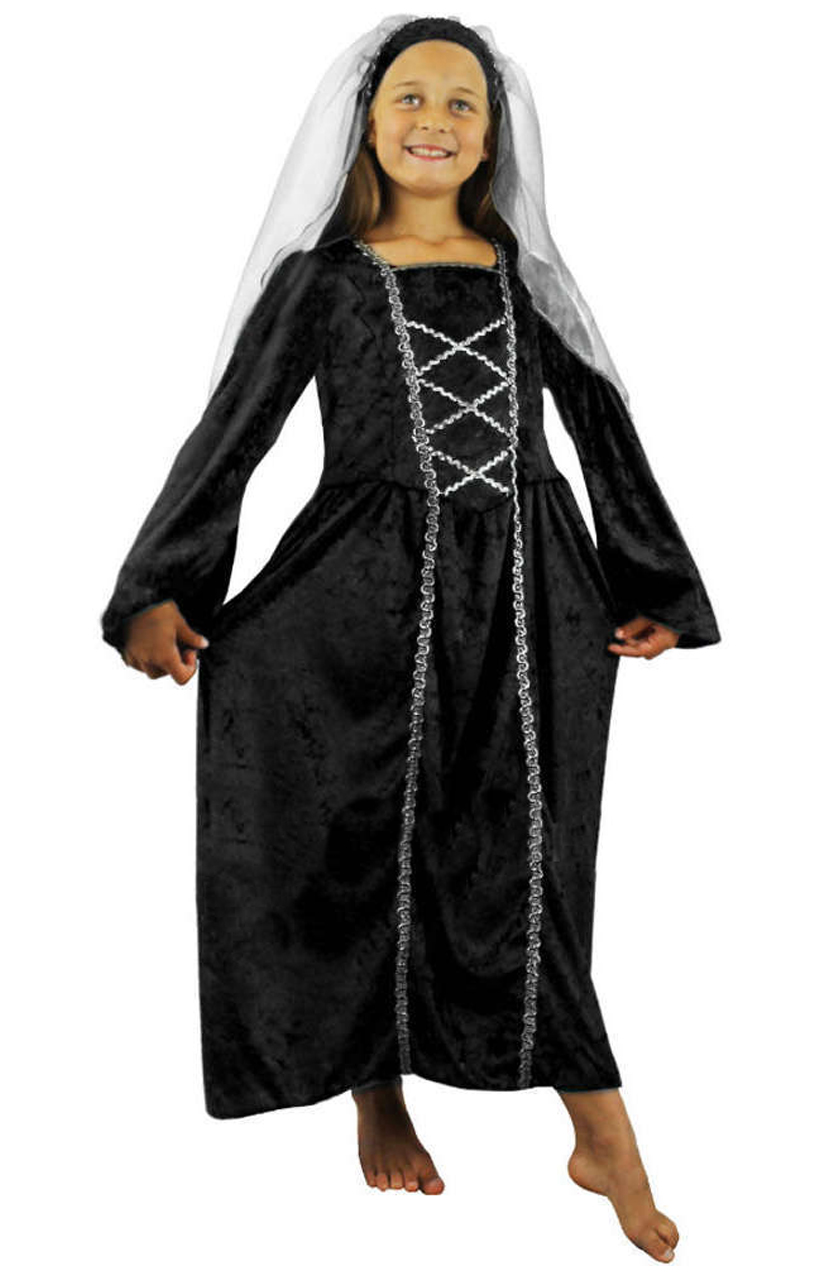 Amscan Costume Fille Princesse Tudor Royale Bleu – Robe Et Coiffe Incluses – Idéal Pour Livre, Halloween Et Fêtes Déguisées