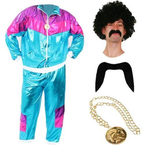 80s Blue Shell Suit With Accessories | I Love Fancy Dress