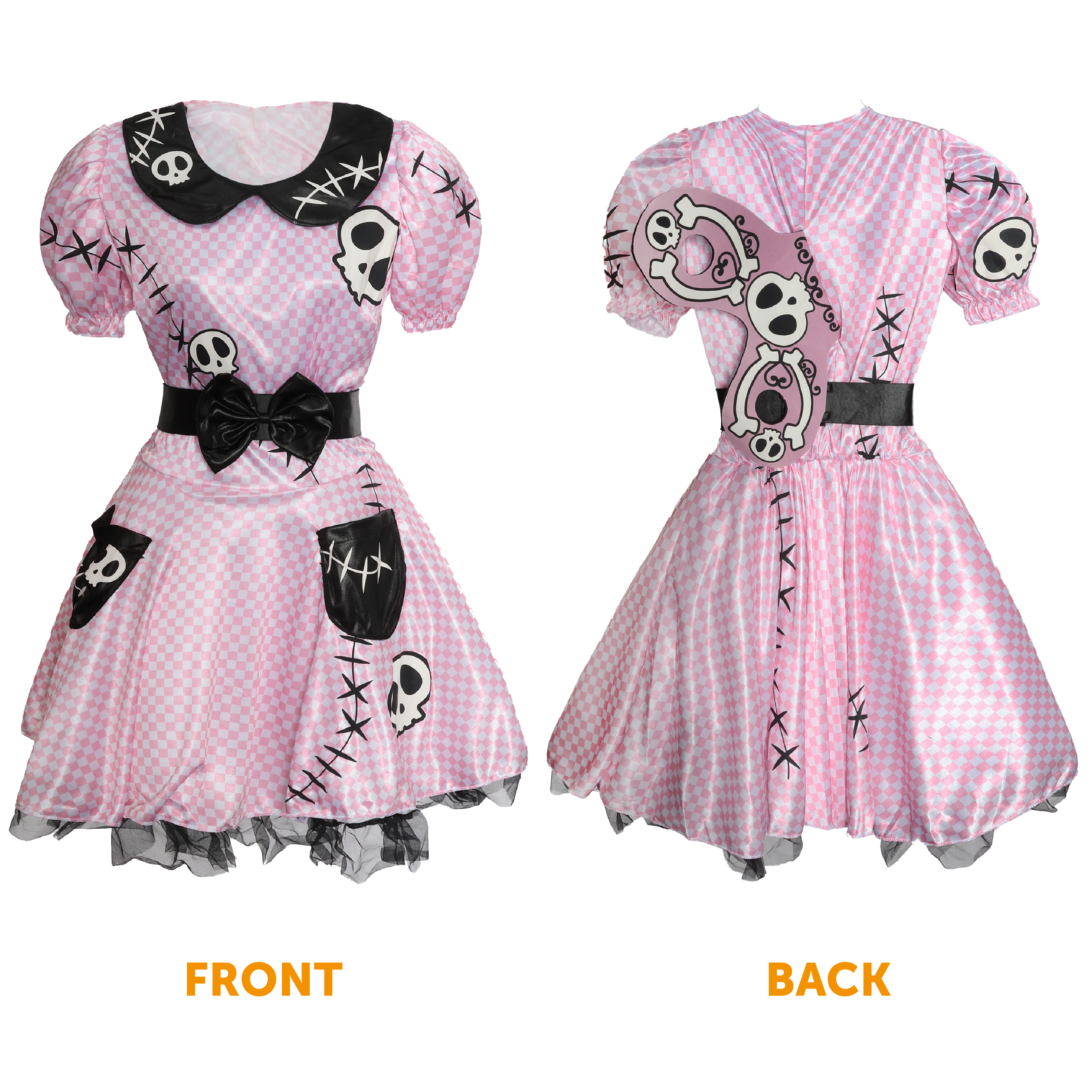 Ladies Skeleton Ragdoll Dress | I Love Fancy Dress