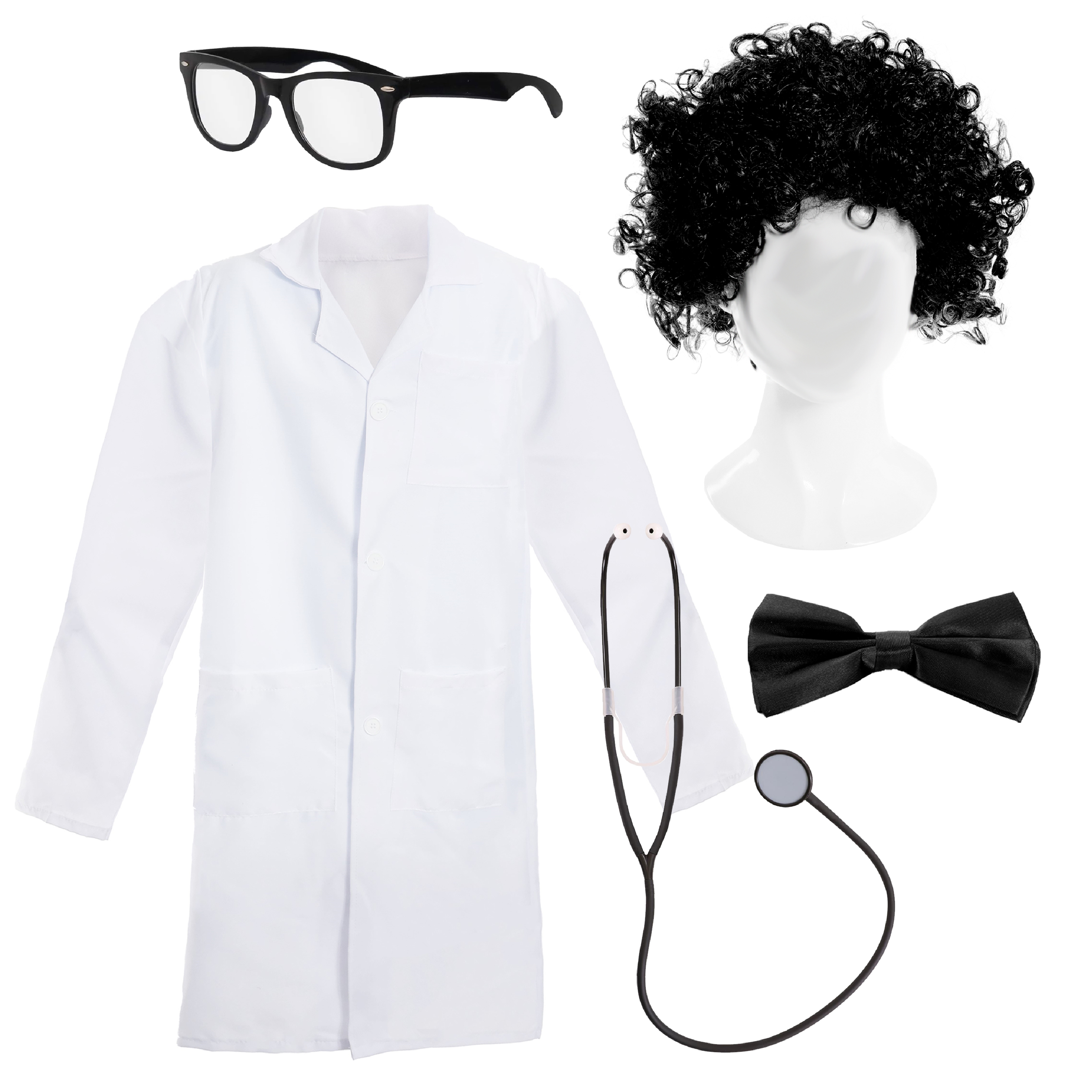 Adults Doctor GreenFinger Costume - with Stethoscope | I Love Fancy Dress
