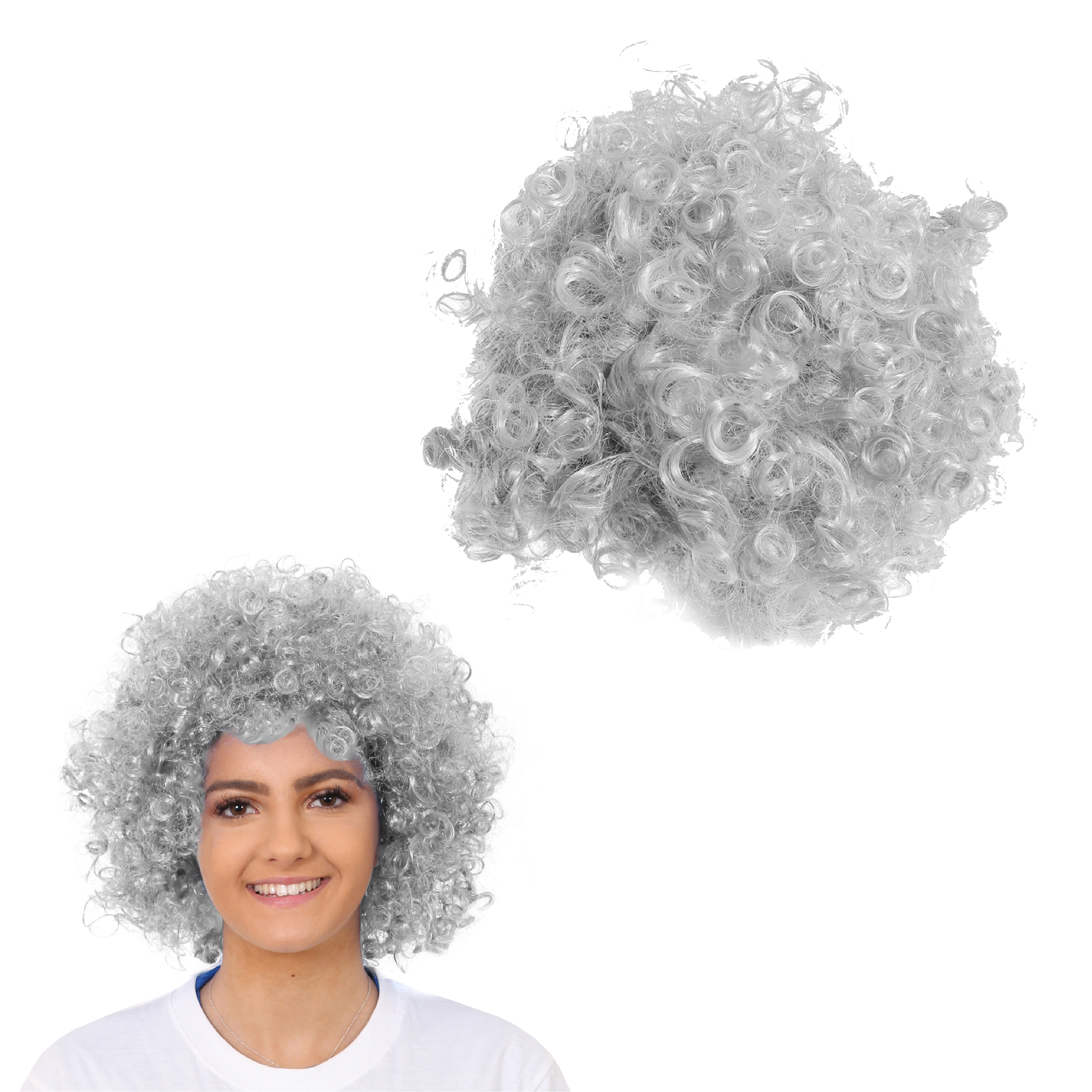 grey curly wig fancy dress Old Lady Set - Classic French Chic