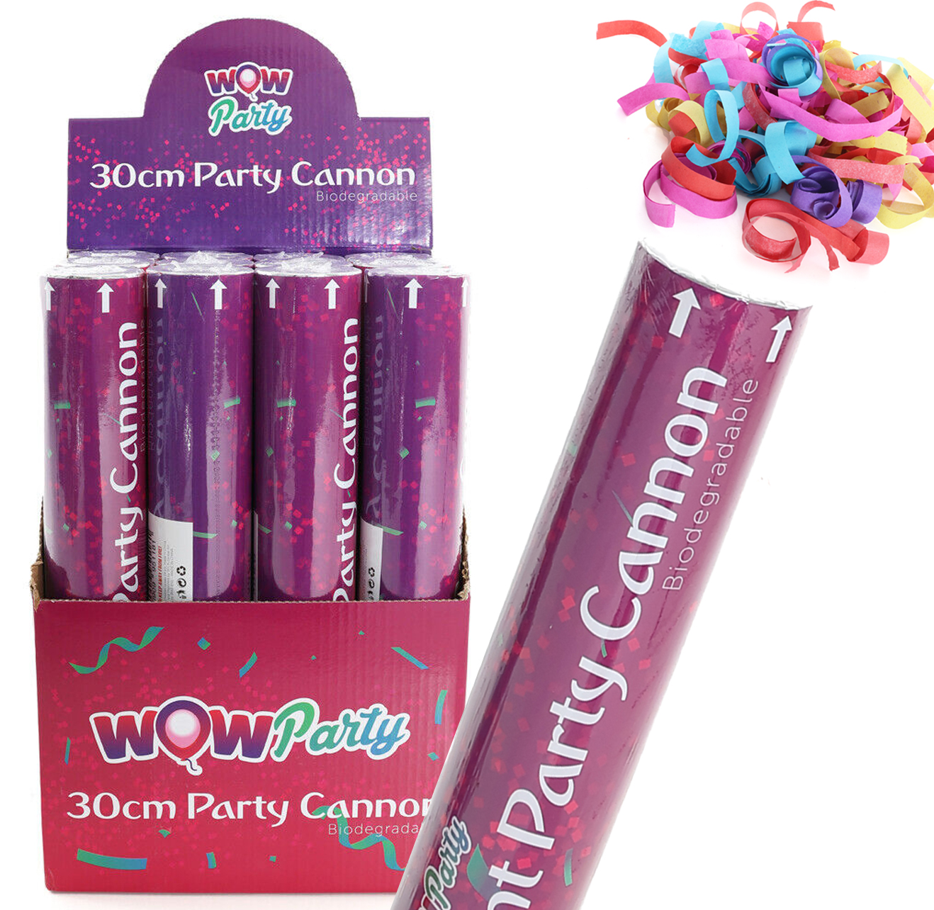 30cm Confetti Cannon | I Love Fancy Dress