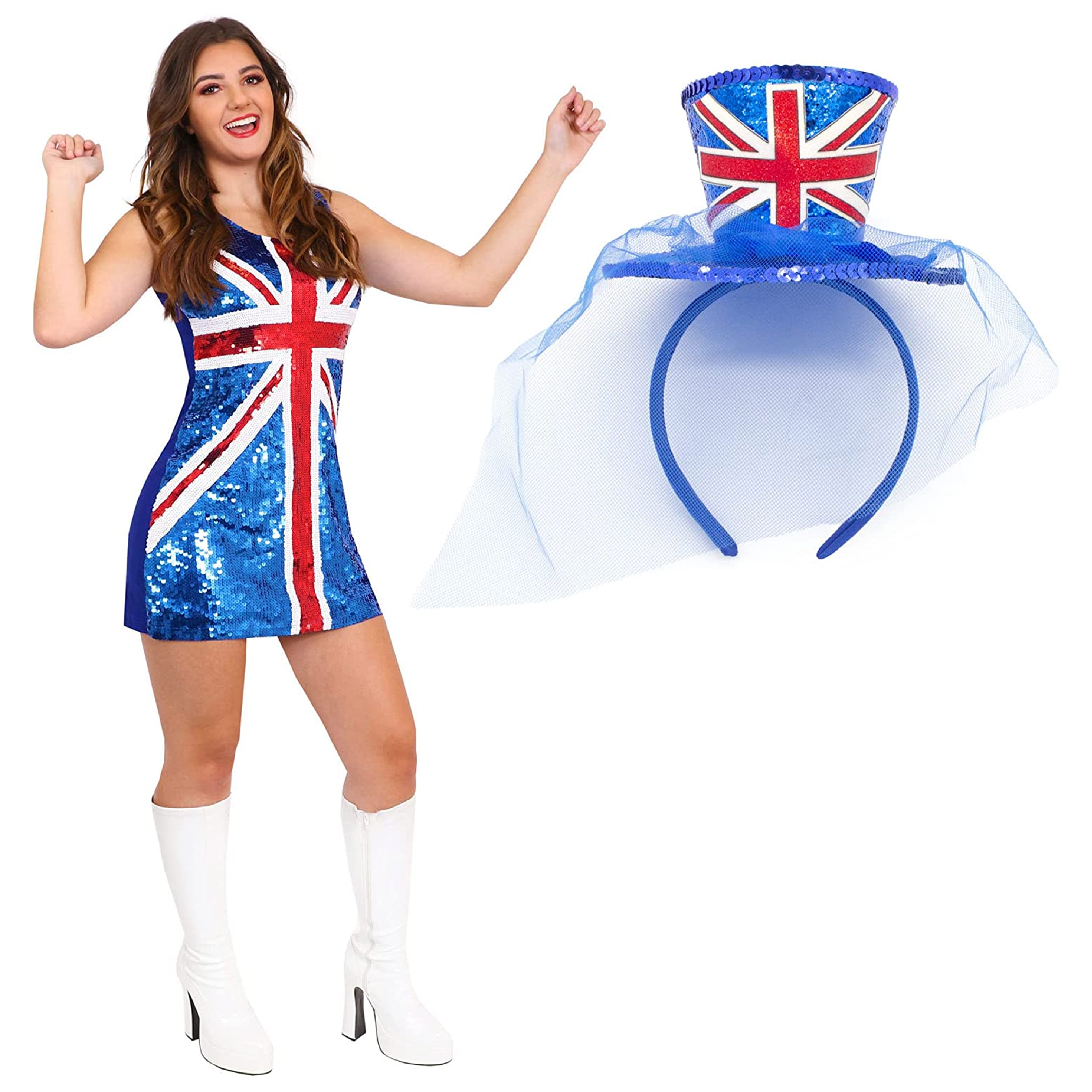 Sequin Union Jack Dress | I Love Fancy Dress