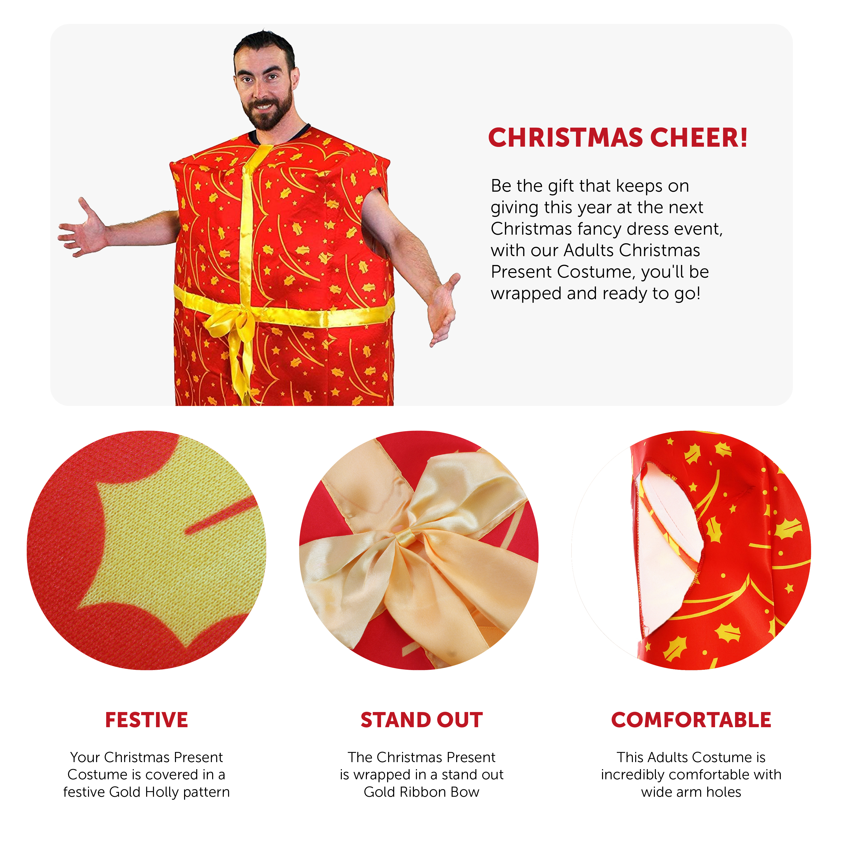 white christmas dresses Take Me Home and Unwrap Costume main image 1