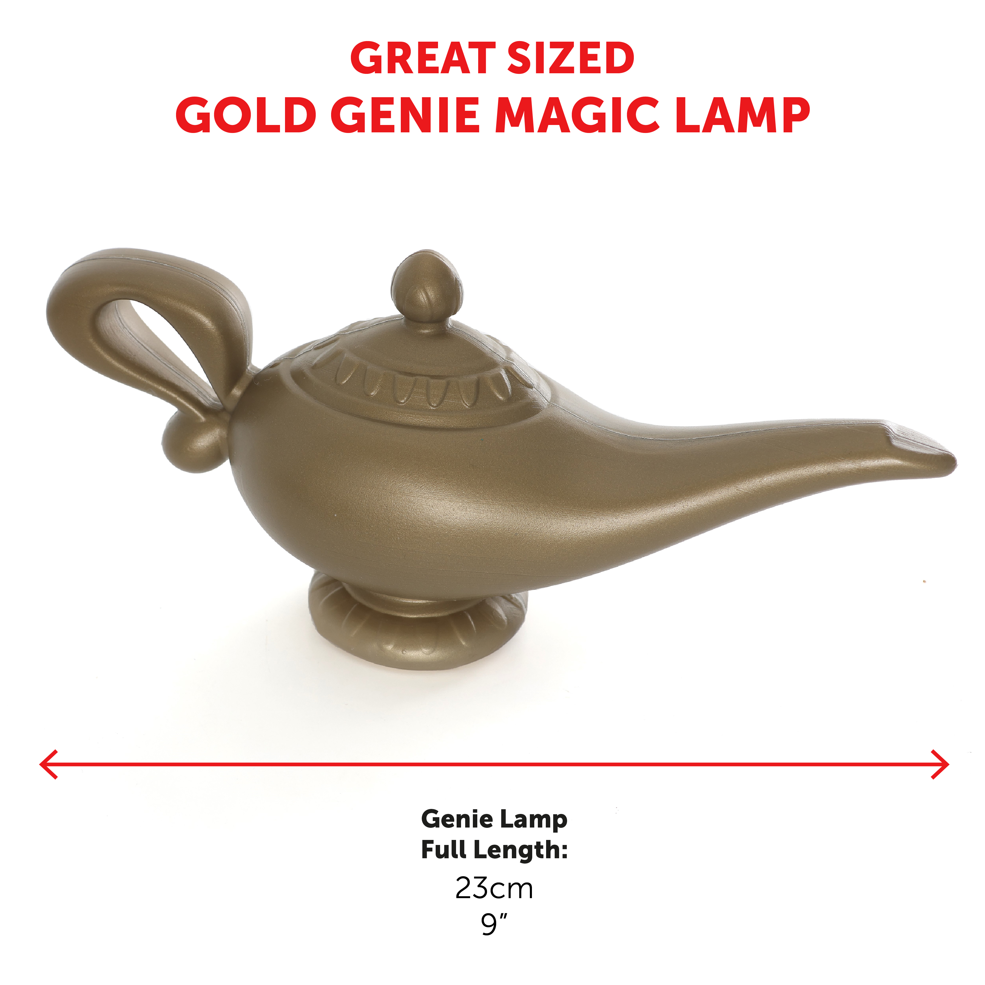 Gold Genie Lamp, Red Fez & Inflatable Monkey Set | I Love Fancy Dress