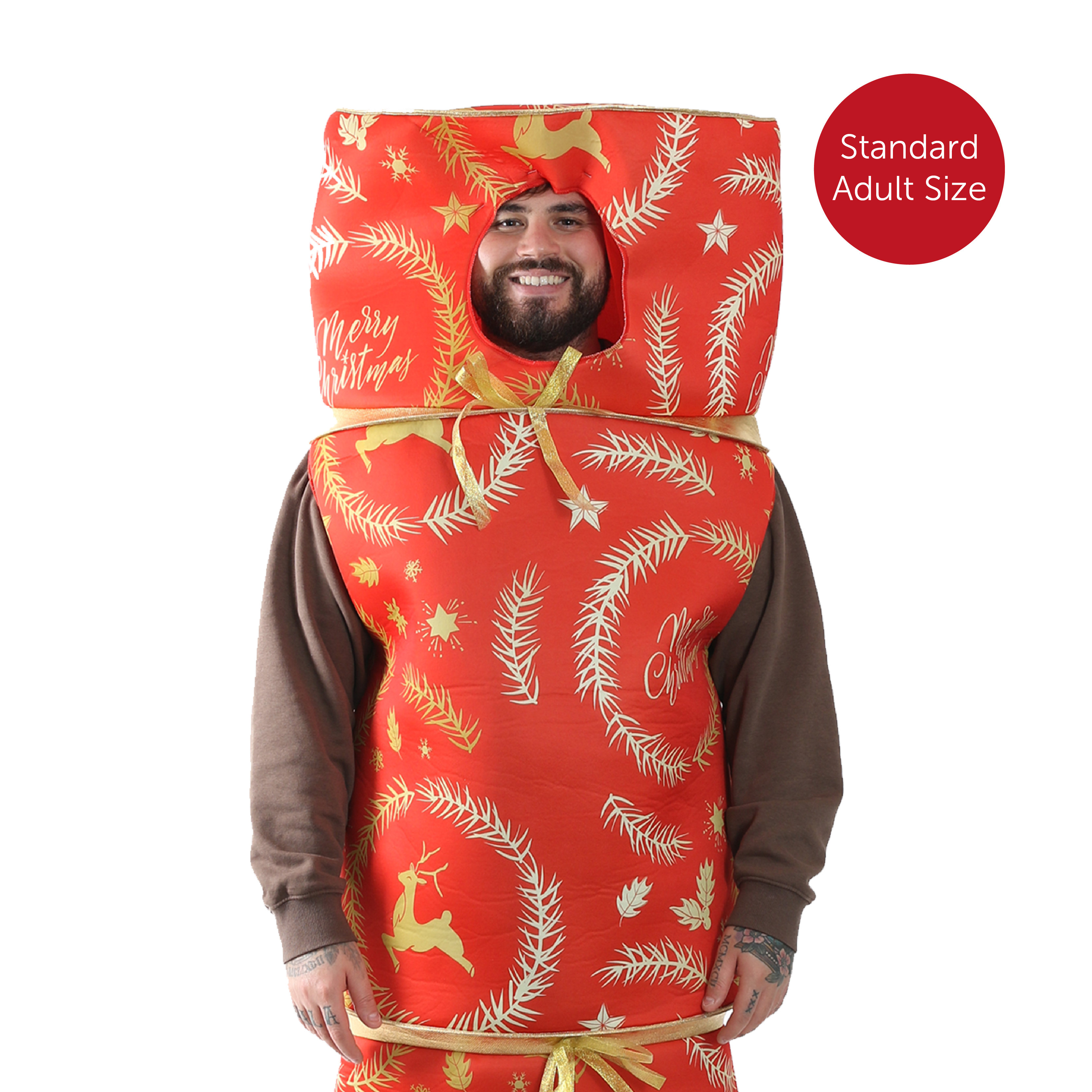 christmas cracker fancy dress Red Unisex Christmas Cracker Fancy Dress Costume
