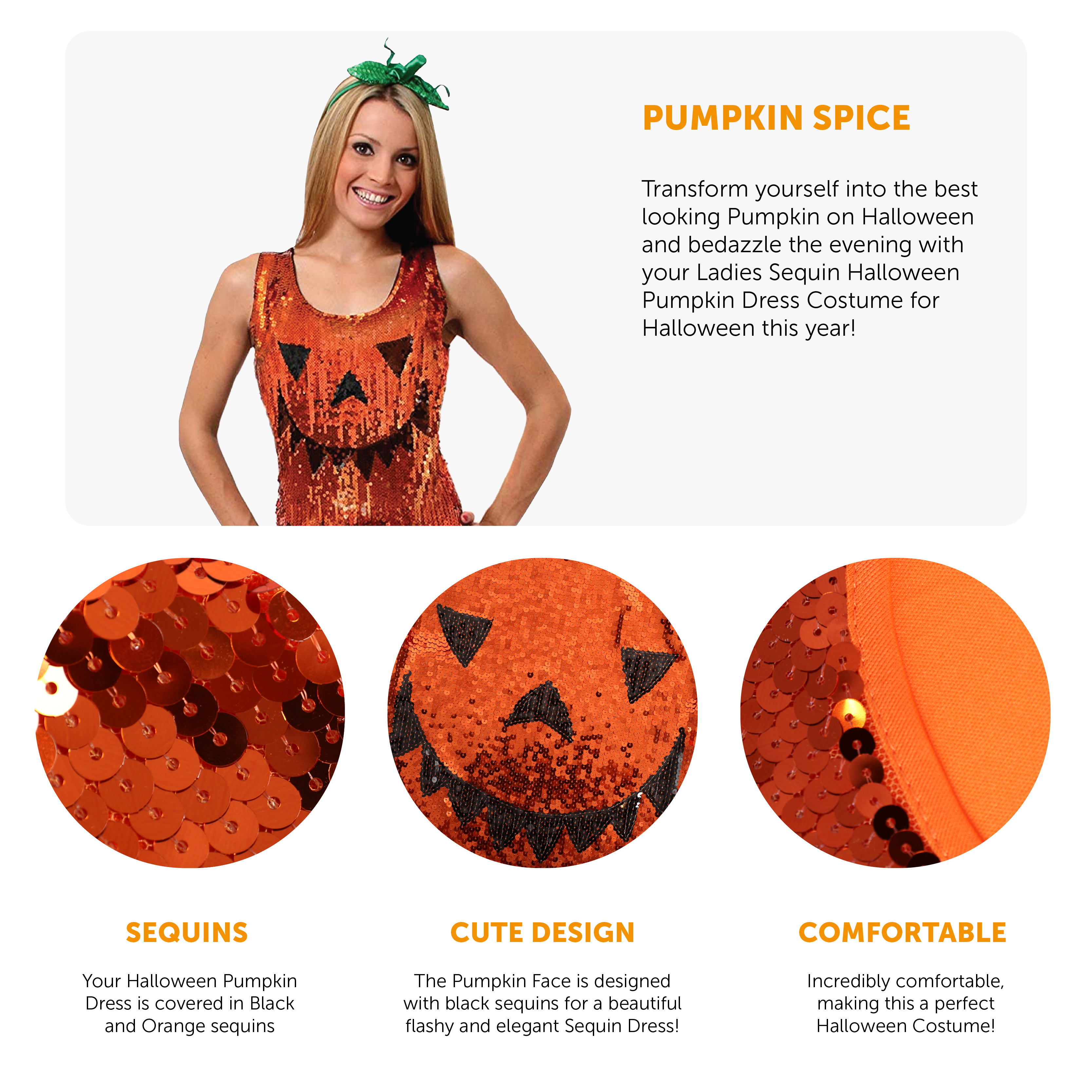 sequined pumpkin costume dress Sequin Pumpkin Costume * River City Belle