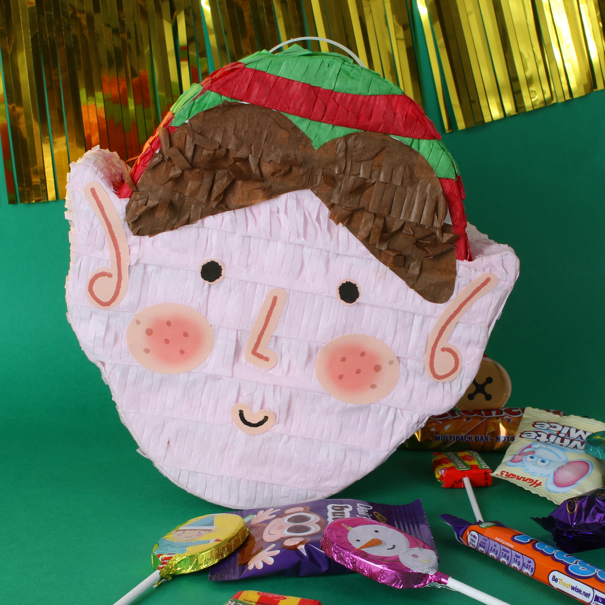 Christmas Pinata Elf Head | I Love Fancy Dress