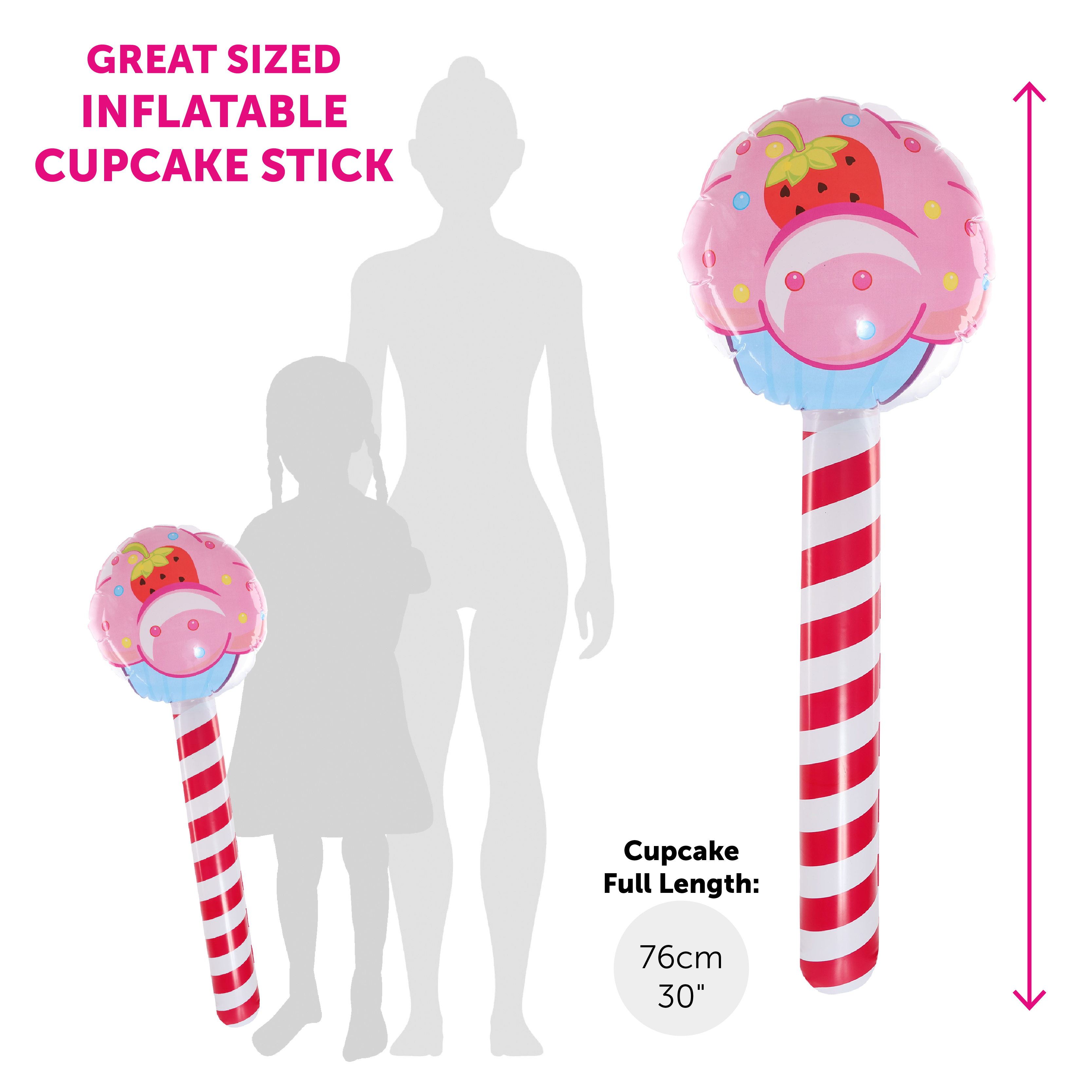 Cupcake Stick Inflatable | I Love Fancy Dress