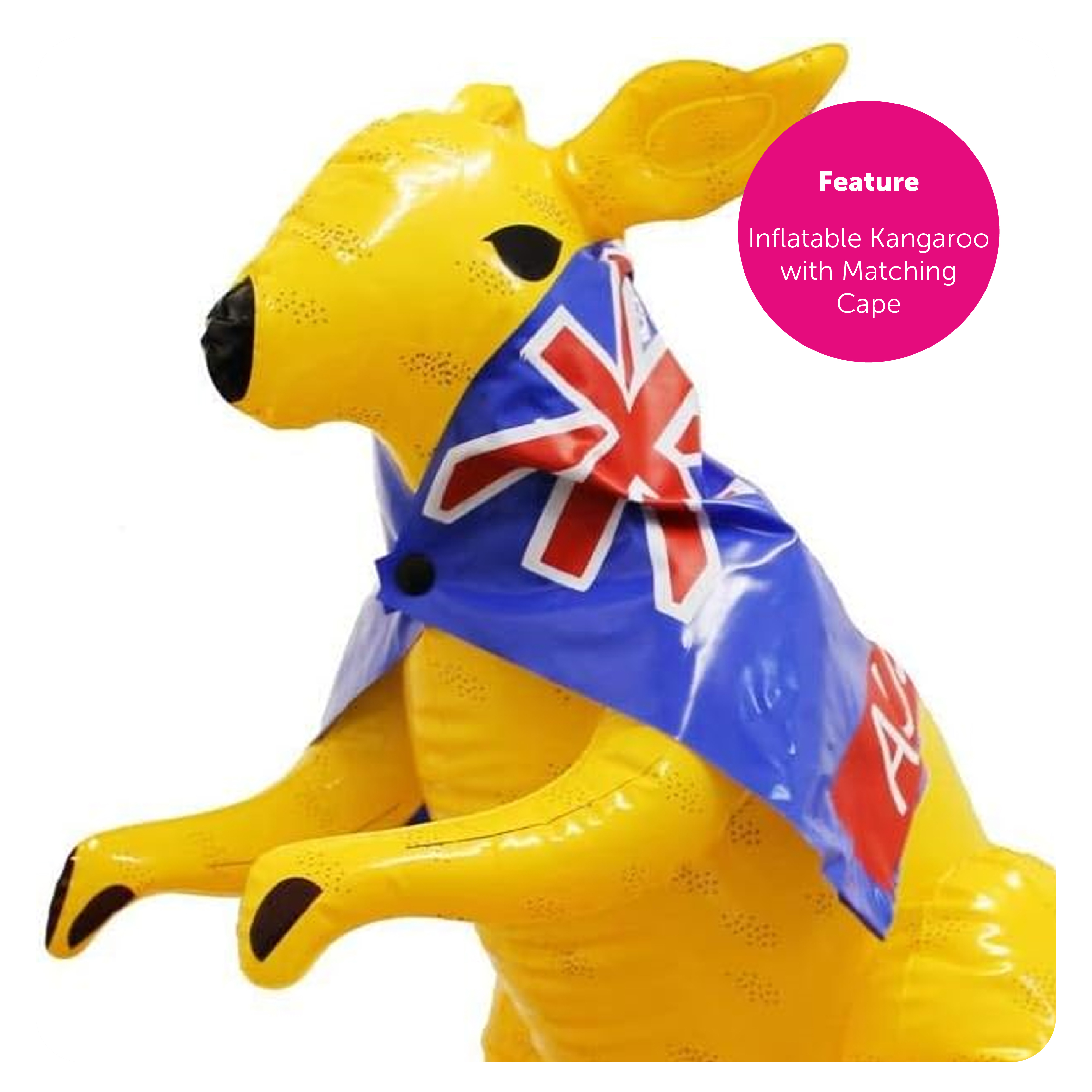 Aussie Day Set - Pit Hat, Inflatable Kangaroo & Wearable Flag | I Love ...