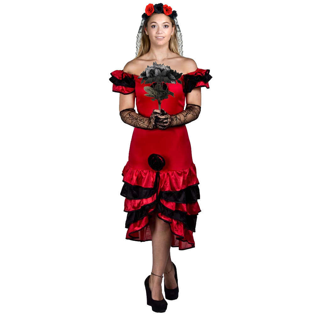Ladies Day of the Dead Costume + Veil