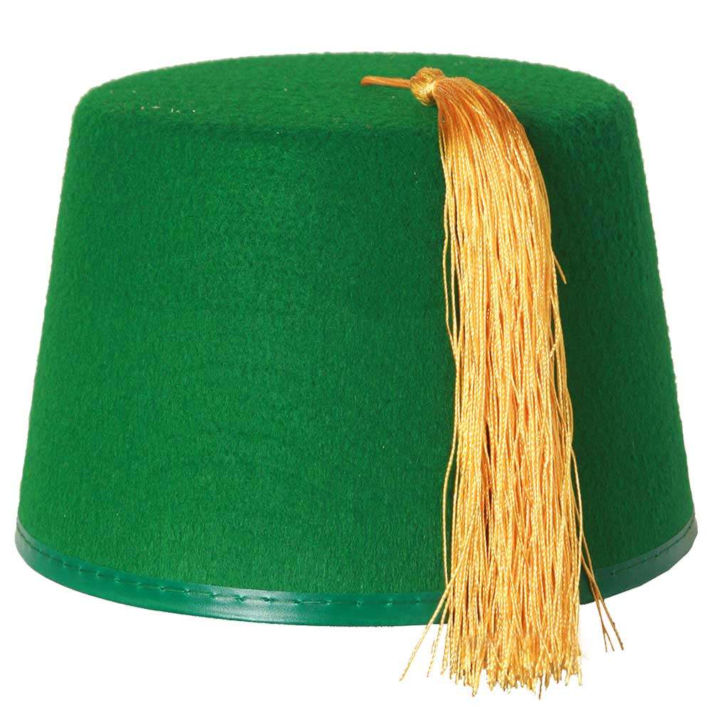 Deluxe Green Fez Hat