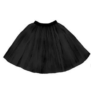 Black Long Netted Underskirt Tutu