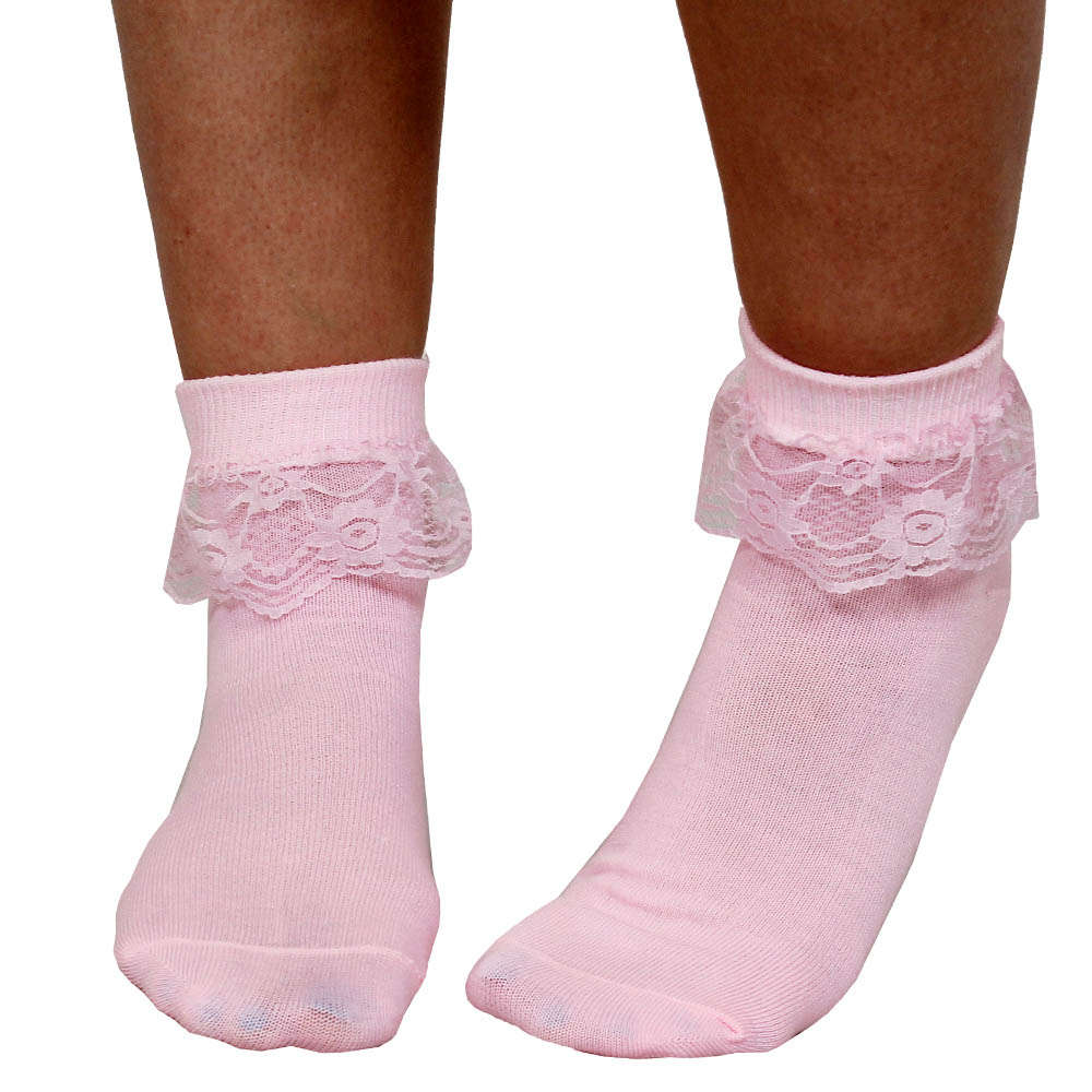 Pair of Pink Bobby Socks