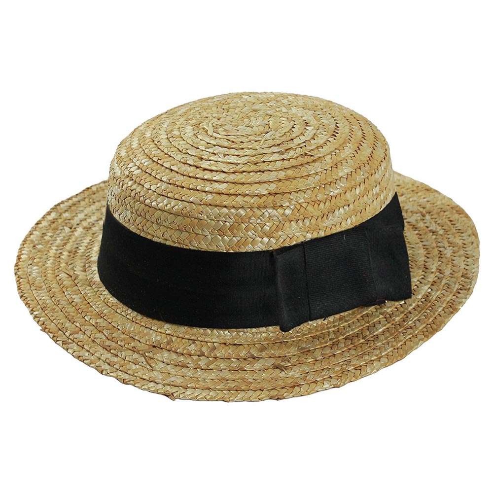Straw Boater Hat