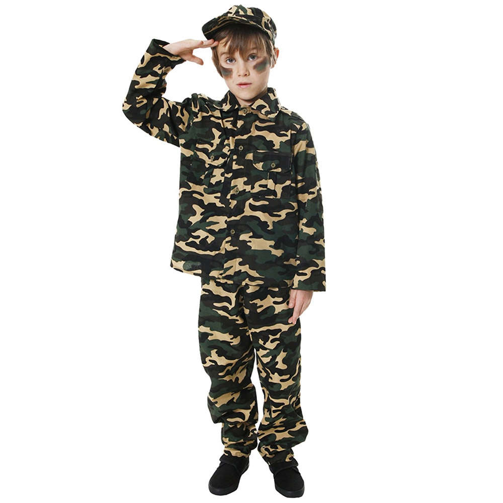 Boys Military Soldier Costume