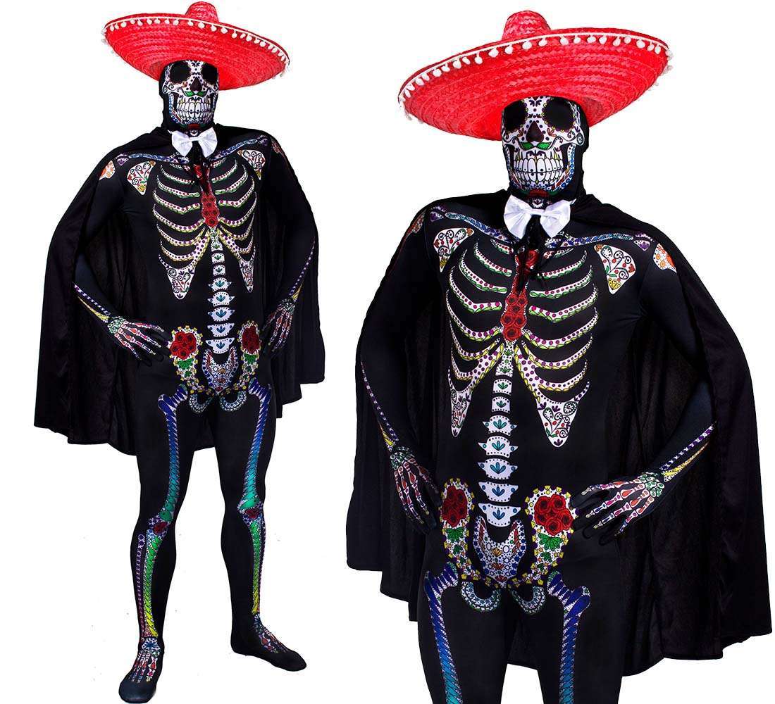 Day of the Dead Sugar Skeleton Skinsuit