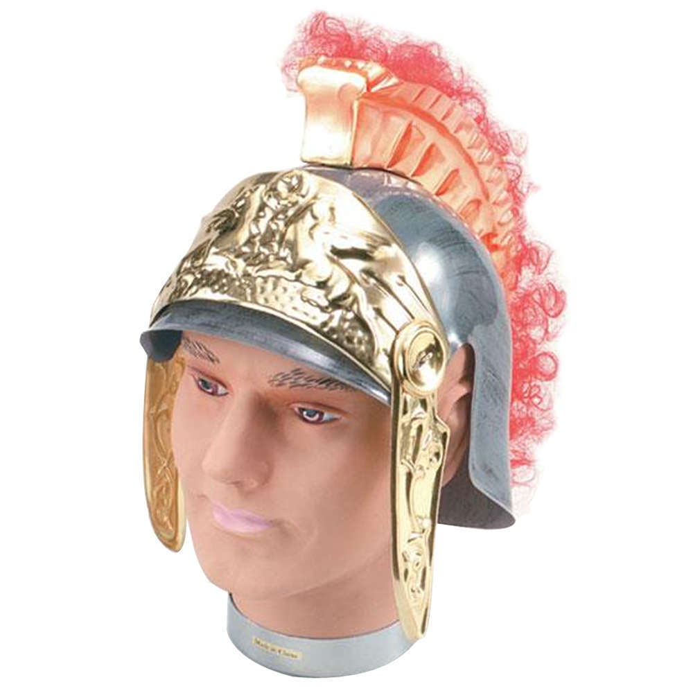 Plastic Roman Helmet + Plume