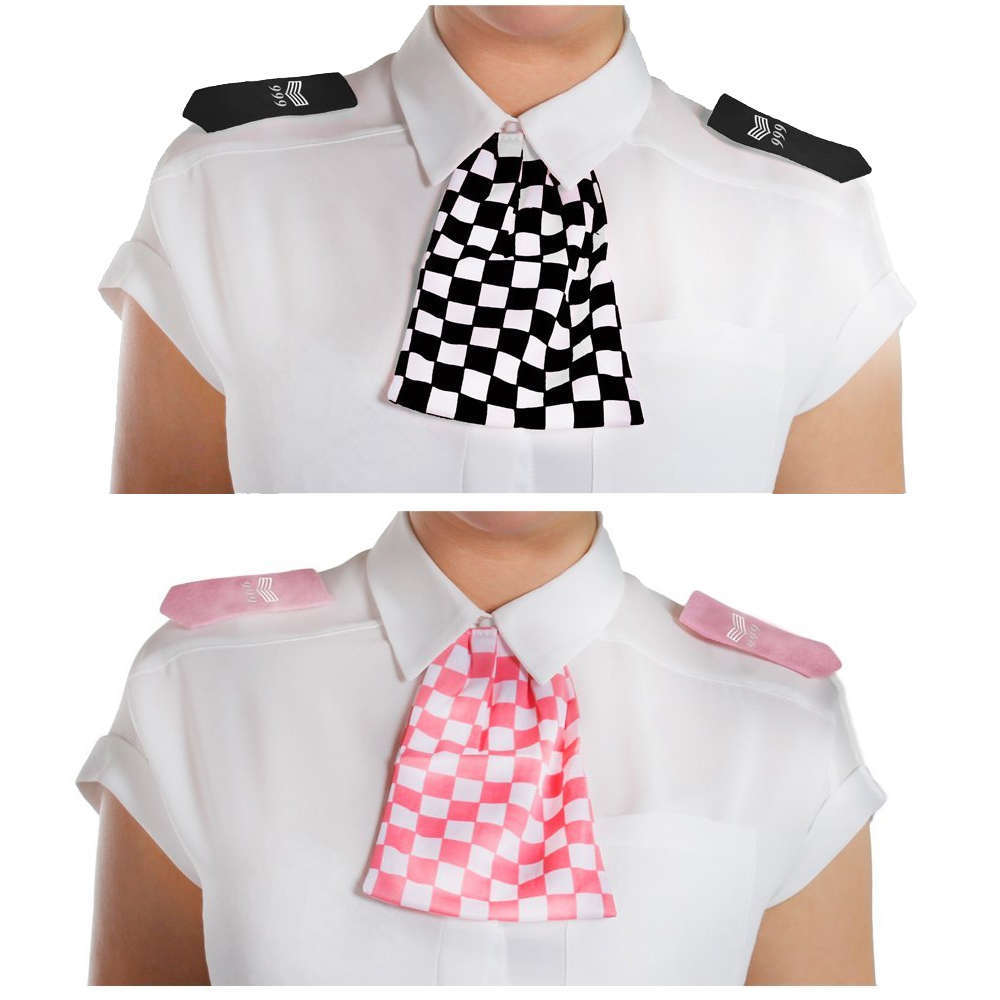 Police Epaulettes with Matching Scarf
