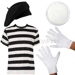 Adult French Mime Costume - Black