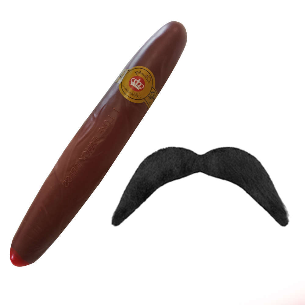 Instant Mexican - Moustache and Cigar