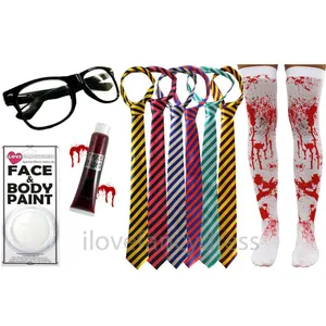 Zombie Halloween School Girl with Stockings