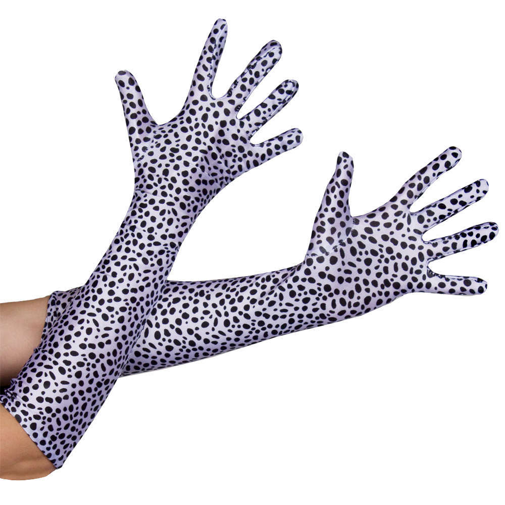 Dalmatian Print Gloves
