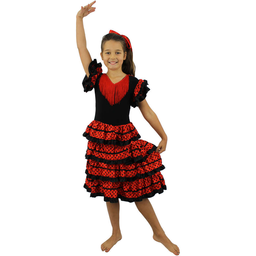 Girls Flamenco Costume