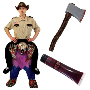 Zombie Pick me up Costume with Sheriff Set