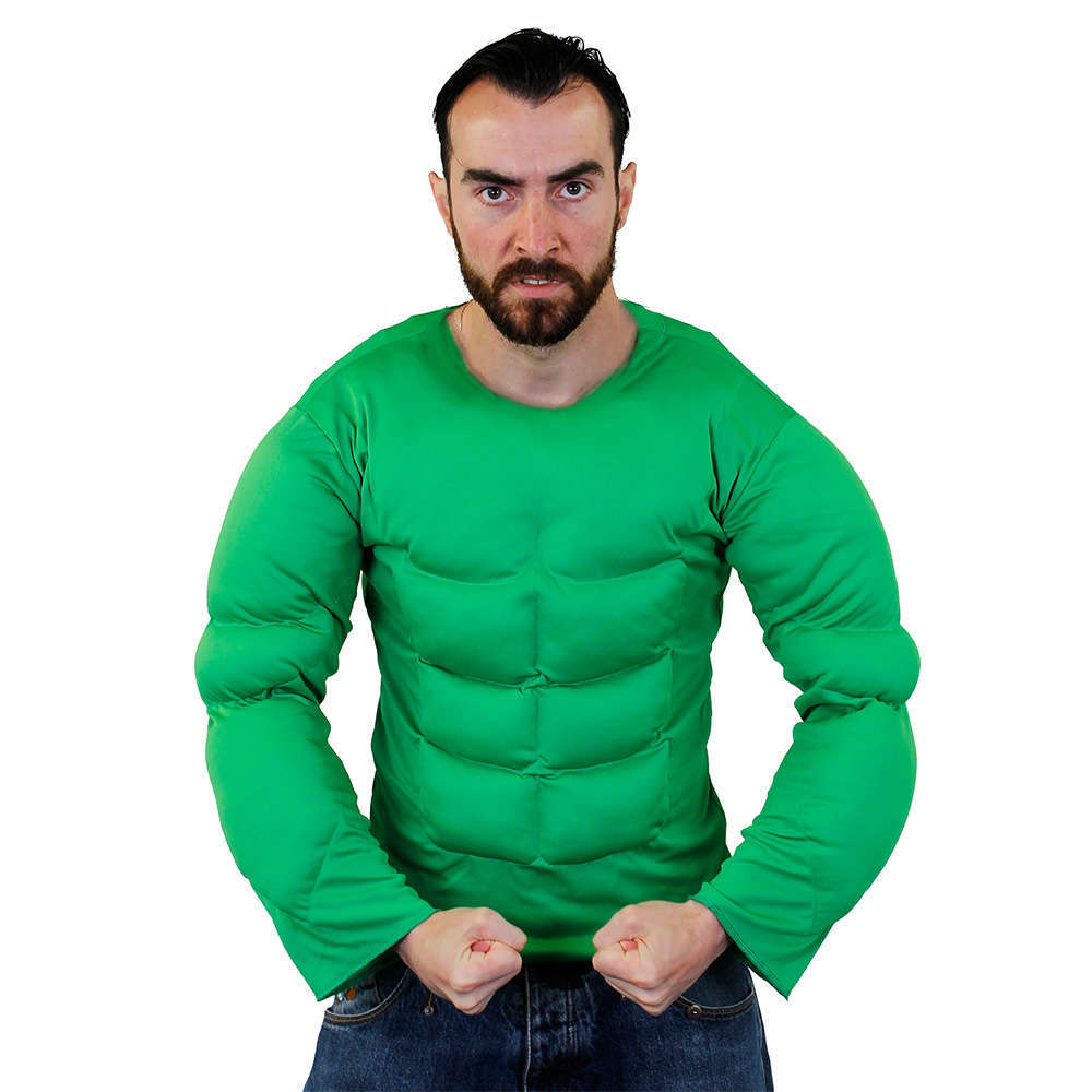Adults Green Muscle Chest