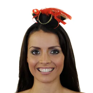 Mini Black Pirate Hat Topper