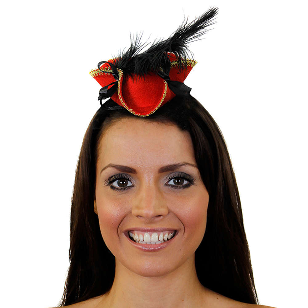 Mini Red Pirate Hat Topper