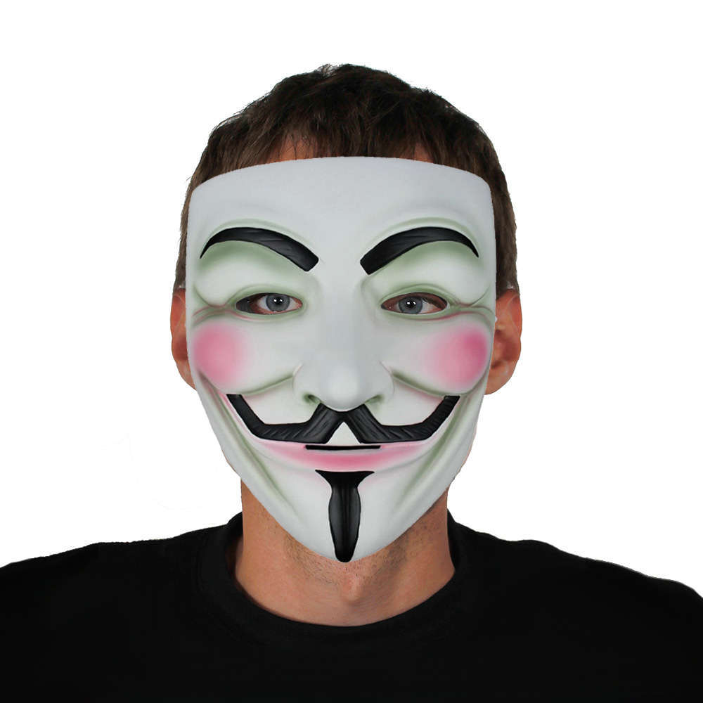 Anonymous Mask with Elasticated Strap