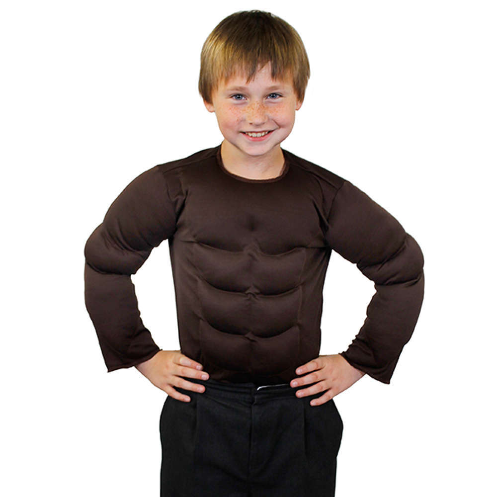 Childs Brown Muscle Chest