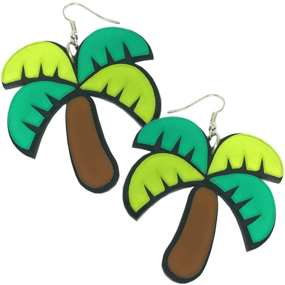 Palm Tree Earrings